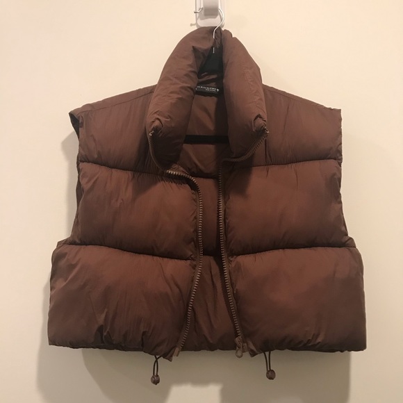 Coats | Zara Cropped Puffer Vest 